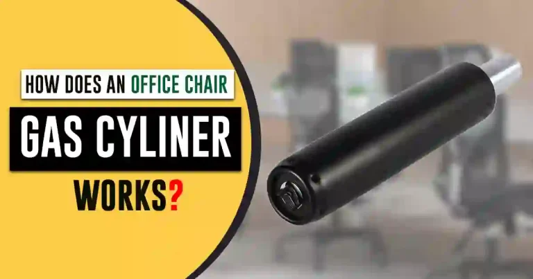 How does an office chair gas cylinder works?