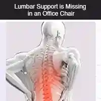 Lumbar Support is Missing in an Office Chair