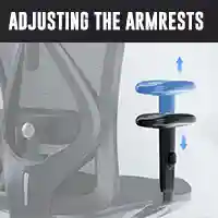 Adjusting the armrests 