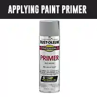 Applying metal paint primer 