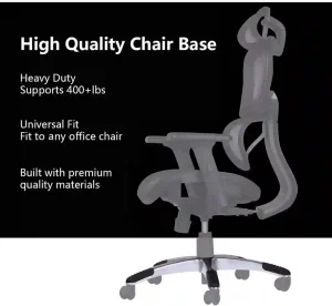 Chrome office chair base