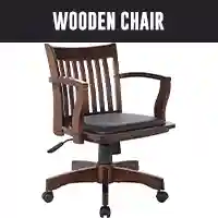 Wooden office chairs