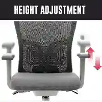 office chair armrest height adjustment