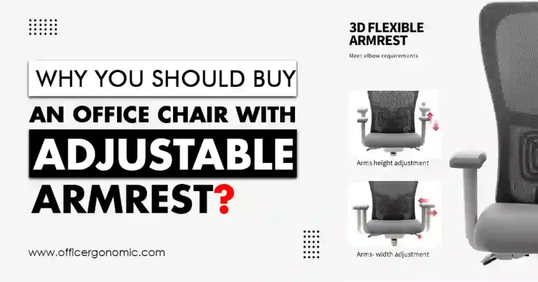Why should you buy office chairs with adjustable armrests? 