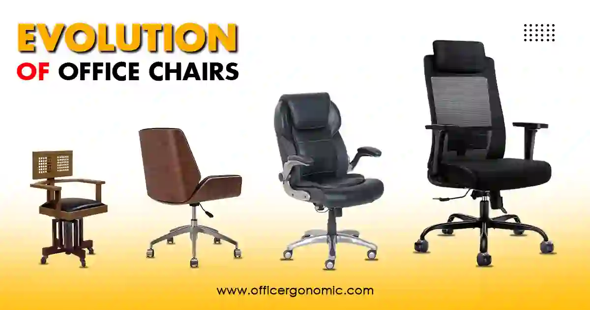 evolution of office chairs