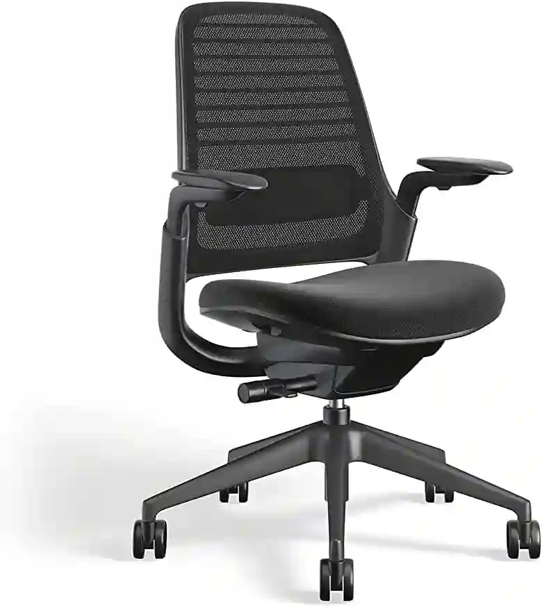 Ticova Ergonomic Office Chair - High Back Desk Chair with Adjustable Lumbar Support, Headrest & 3D Metal Armrest
