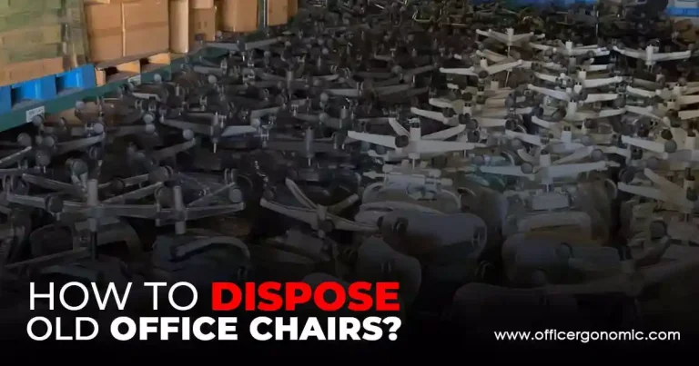 How to Dispose of Old Office Chairs?