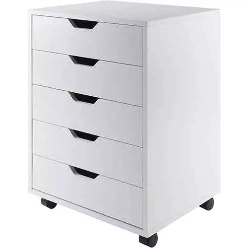 Storage Organization, 5 drawer White